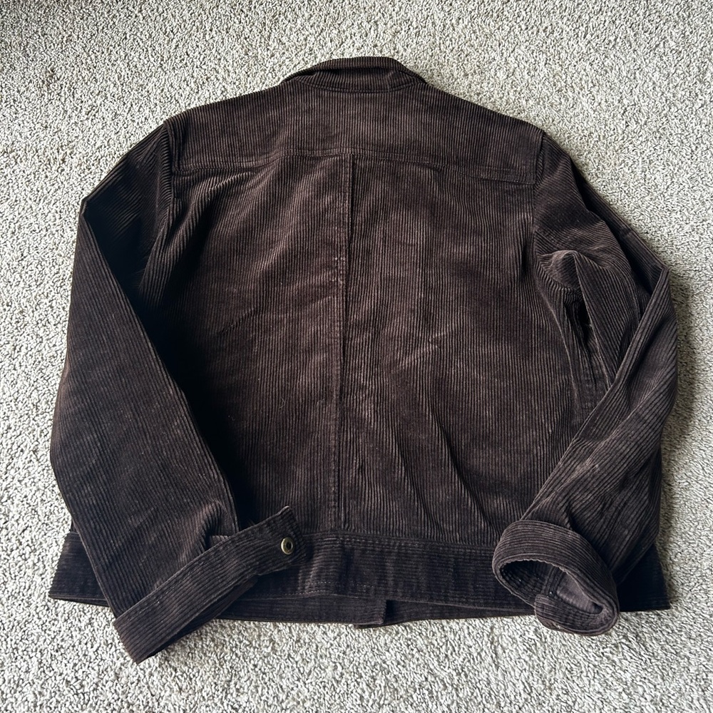 Vintage Lauren Ralph Lauren Jeans Co Corduroy Utility equestrian jacket SZ XL - Picture 10 of 14